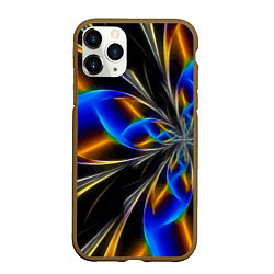 Чехол iPhone 11 Pro матовый Neon vanguard pattern Fashion 2023, цвет: 3D-коричневый