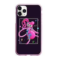 Чехол iPhone 11 Pro матовый POPPY PLAYTIME - Mommy long legs, цвет: 3D-розовый