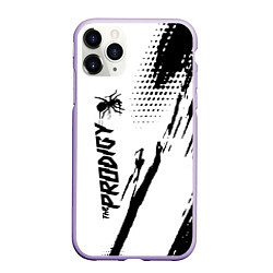 Чехол iPhone 11 Pro матовый The prodigy - логотип, цвет: 3D-светло-сиреневый