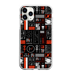 Чехол iPhone 11 Pro матовый TWENTY ONE PILOTS 21, цвет: 3D-белый