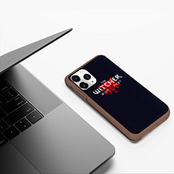 Чехол iPhone 11 Pro матовый THE WITCHER MONSTER SLAYER ВОЛК, цвет: 3D-коричневый — фото 2