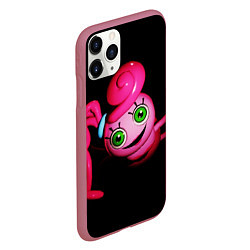 Чехол iPhone 11 Pro матовый POPPY PLAYTIME - Mommy long legs - Мама длинные но, цвет: 3D-малиновый — фото 2