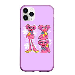 Чехол iPhone 11 Pro матовый РАЗНАЯ КИССИ МИССИ KISSY MISSY, цвет: 3D-фиолетовый