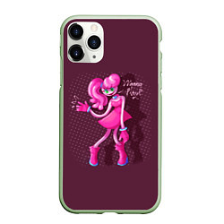 Чехол iPhone 11 Pro матовый POPPY PLAYTIME МАМА ДЛИННЫЕ НОГИ MOMMY LONG LEGS, цвет: 3D-салатовый