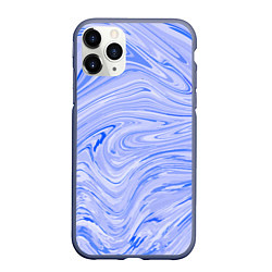 Чехол iPhone 11 Pro матовый Abstract lavender pattern