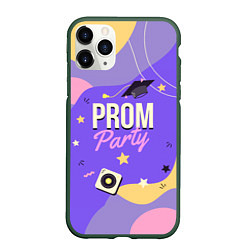Чехол iPhone 11 Pro матовый Prom party, цвет: 3D-темно-зеленый