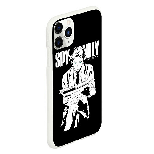 Чехол iPhone 11 Pro матовый SPY X FAMILY СЕМЬЯ ШПИОНА ЛОЙД / 3D-Белый – фото 2