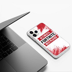 Чехол iPhone 11 Pro матовый Fortnite Ultimate, цвет: 3D-белый — фото 2