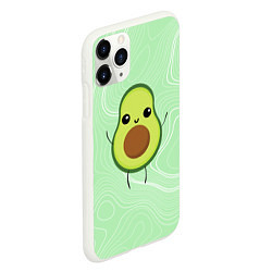 Чехол iPhone 11 Pro матовый Авокадо avocado, цвет: 3D-белый — фото 2