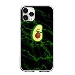 Чехол iPhone 11 Pro матовый Avocado молнии