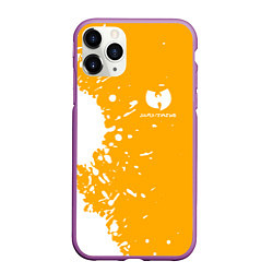 Чехол iPhone 11 Pro матовый Wu-tang clan маленькое лого, цвет: 3D-фиолетовый