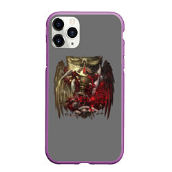 Чехол iPhone 11 Pro матовый Blood Angels symbol