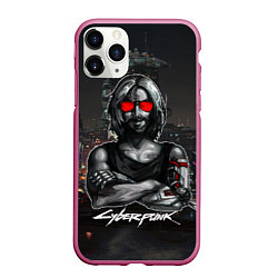 Чехол iPhone 11 Pro матовый Pixel Johnny