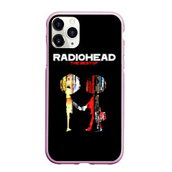 Чехол iPhone 11 Pro матовый Radiohead The BEST, цвет: 3D-розовый