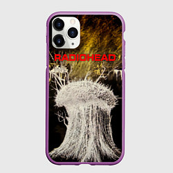 Чехол iPhone 11 Pro матовый College EP - Radiohead, цвет: 3D-фиолетовый