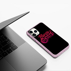 Чехол iPhone 11 Pro матовый BOYS NEXT DOOR, цвет: 3D-розовый — фото 2