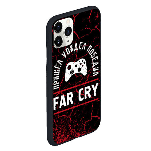 Чехол iPhone 11 Pro матовый Far Cry Победил / 3D-Черный – фото 2