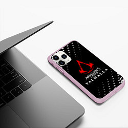 Чехол iPhone 11 Pro матовый Assassins creed ассасин крид, цвет: 3D-розовый — фото 2
