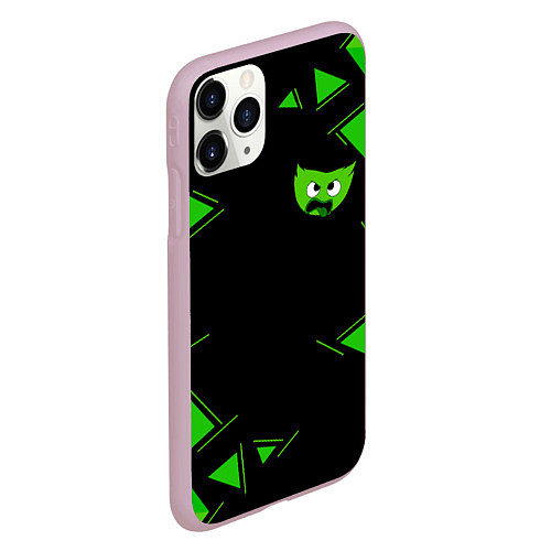 Чехол iPhone 11 Pro матовый GreenMini HuggyWuggyPoppy Playtime / 3D-Розовый – фото 2