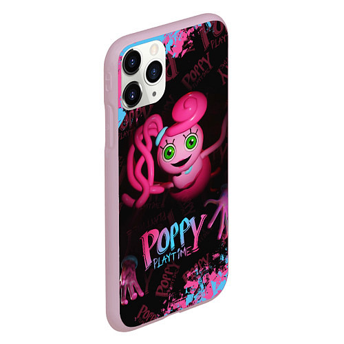 Чехол iPhone 11 Pro матовый Mommy Poppy Playtime / 3D-Розовый – фото 2