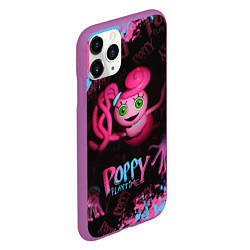 Чехол iPhone 11 Pro матовый Mommy Poppy Playtime, цвет: 3D-фиолетовый — фото 2