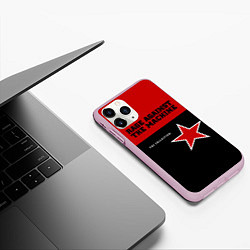 Чехол iPhone 11 Pro матовый The Collection - Rage Against the Machine, цвет: 3D-розовый — фото 2