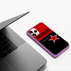 Чехол iPhone 11 Pro матовый The Collection - Rage Against the Machine, цвет: 3D-фиолетовый — фото 2