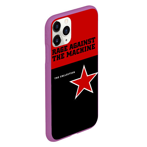 Чехол iPhone 11 Pro матовый The Collection - Rage Against the Machine / 3D-Фиолетовый – фото 2