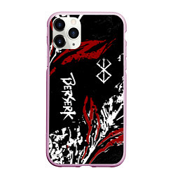 Чехол iPhone 11 Pro матовый BERSERK BLACK MASK - БЕРСЕРК ЧЁРНАЯ МАСКА