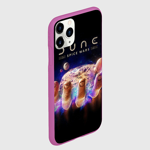 Чехол iPhone 11 Pro матовый Dune spice wars / 3D-Фиолетовый – фото 2