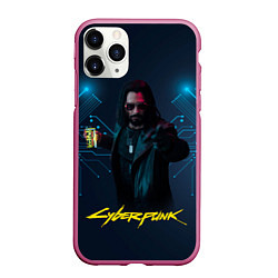 Чехол iPhone 11 Pro матовый Johnny Cyberpunk2077