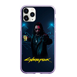 Чехол iPhone 11 Pro матовый Johnny Cyberpunk2077