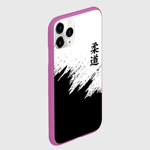 Чехол iPhone 11 Pro матовый ДЗЮДО КУДО JUDO / 3D-Фиолетовый – фото 2