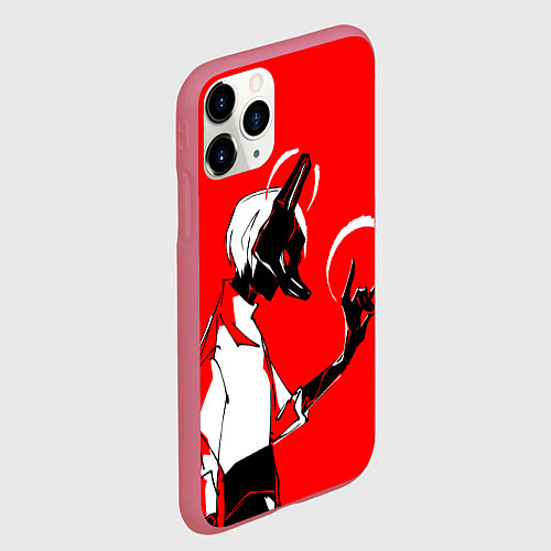 Чехол iPhone 11 Pro матовый Принц в маске Sky: Children Of The Light / 3D-Малиновый – фото 2