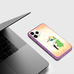 Чехол iPhone 11 Pro матовый Дитя Света и Маленький Принц Sky: Children Of The, цвет: 3D-фиолетовый — фото 2