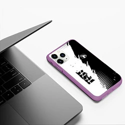 Чехол iPhone 11 Pro матовый ГРОТ GROT, цвет: 3D-фиолетовый — фото 2