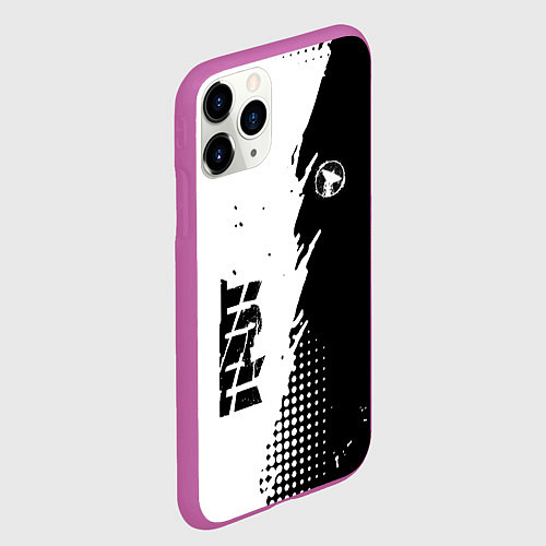 Чехол iPhone 11 Pro матовый ГРОТ GROT / 3D-Фиолетовый – фото 2