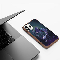 Чехол iPhone 11 Pro матовый Darker than black арт, цвет: 3D-коричневый — фото 2