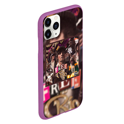 Чехол iPhone 11 Pro матовый OG BUDA FREERIO / 3D-Фиолетовый – фото 2