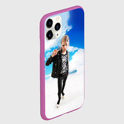 Чехол iPhone 11 Pro матовый ПЛАТИНА SOSA MUZIK, цвет: 3D-фиолетовый — фото 2