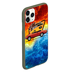 Чехол iPhone 11 Pro матовый Classic ride, цвет: 3D-темно-зеленый — фото 2