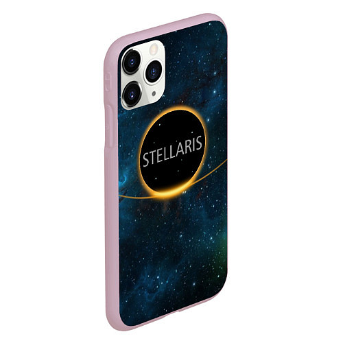 Чехол iPhone 11 Pro матовый Stellaris- For us all / 3D-Розовый – фото 2