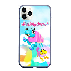 Чехол iPhone 11 Pro матовый Wobbledogs, цвет: 3D-серый