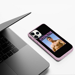 Чехол iPhone 11 Pro матовый Billy Herrington Photo, цвет: 3D-розовый — фото 2