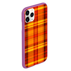 Чехол iPhone 11 Pro матовый SCOTTISH STYLE, цвет: 3D-фиолетовый — фото 2