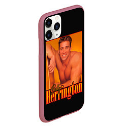 Чехол iPhone 11 Pro матовый Billy Herrington Aniki Билли, цвет: 3D-малиновый — фото 2