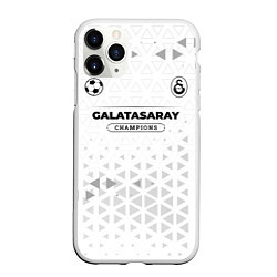 Чехол iPhone 11 Pro матовый Galatasaray Champions Униформа, цвет: 3D-белый