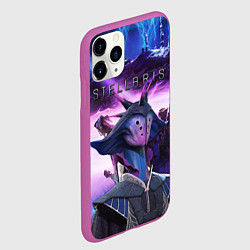 Чехол iPhone 11 Pro матовый STELLARIS СТЕЛЛАРИС, цвет: 3D-фиолетовый — фото 2