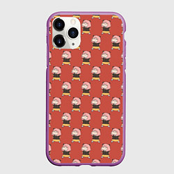 Чехол iPhone 11 Pro матовый Spу x Family Аня Форджер, цвет: 3D-фиолетовый