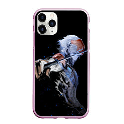 Чехол iPhone 11 Pro матовый METAL GEAR RISING Райден с мечом, цвет: 3D-розовый